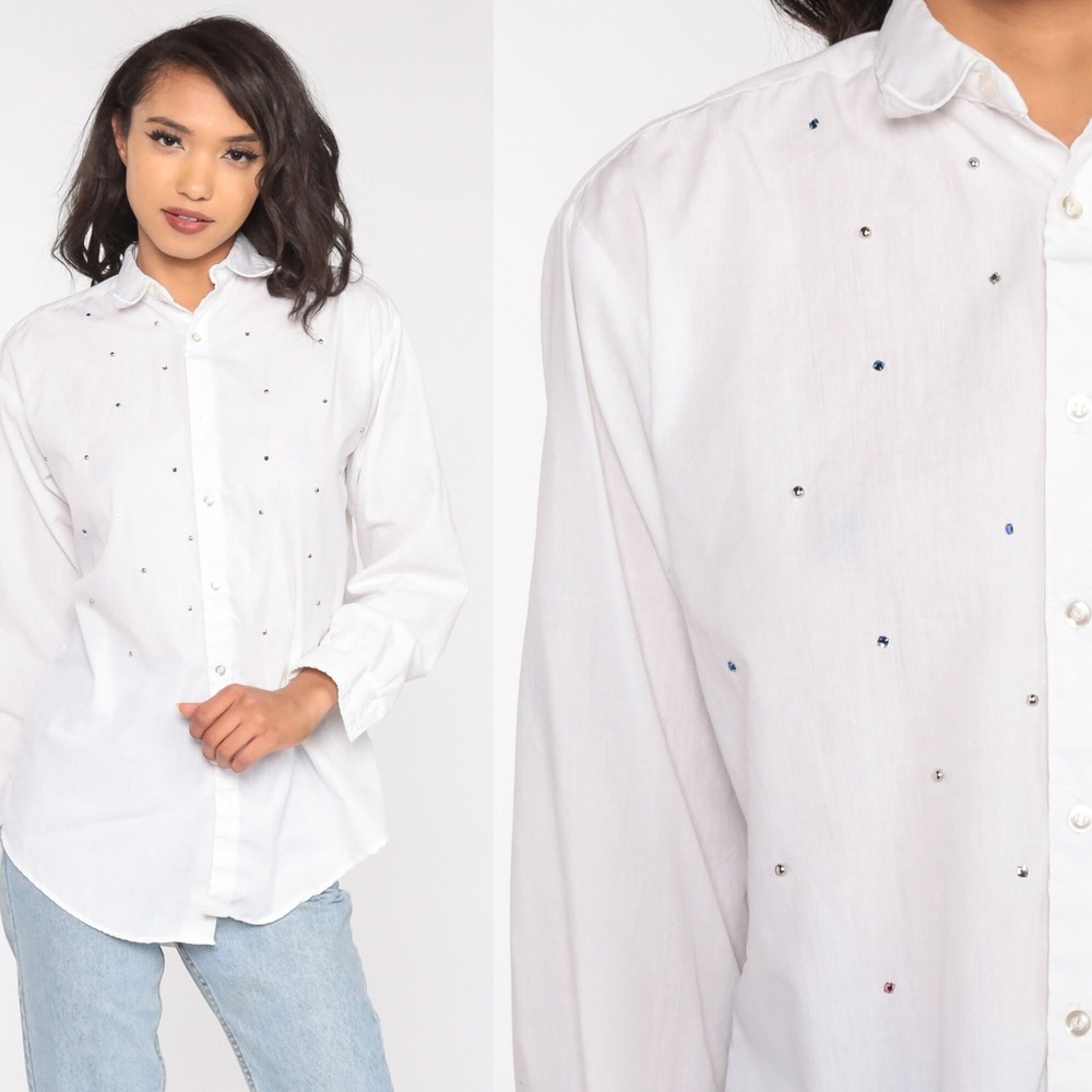 Target White Button Down Shirt Crisp Cotton Formal